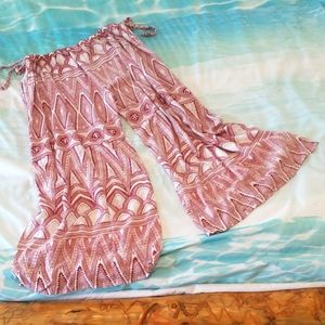 Yoganjali Om Yoga Wide Leg Palazzo Pants